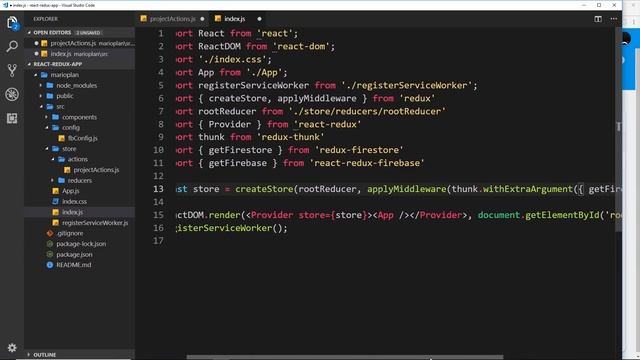 React, Redux & Firebase App Tutorial #17 - Connecting Redux to Firebase смотреть онлайн