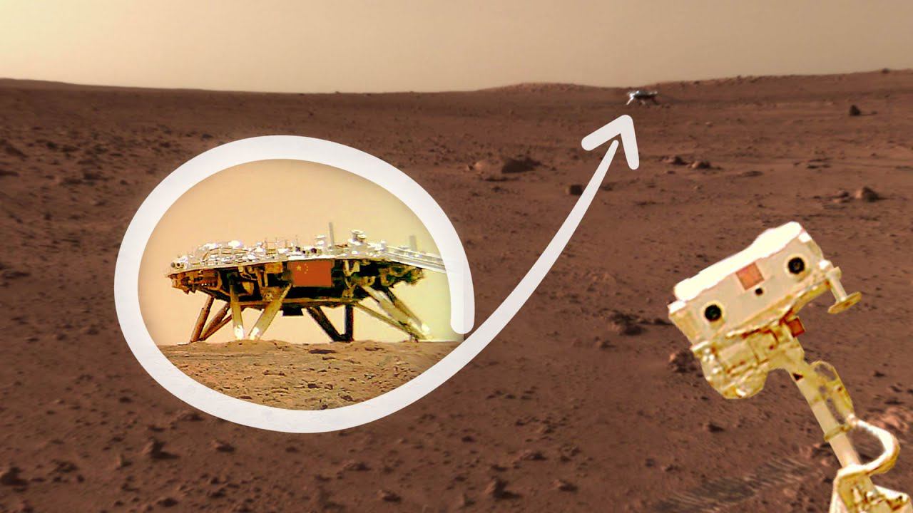 Тяньвэнь1: новая китайская панорама Марса, видео и ЗВУК, которые прислал марсоход Чжужун смотреть онлайн
