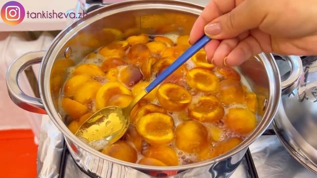 Кез келген ВАРЕНЬЕНІҢ жасалу жолы. Шабдалы тосабы. Персиковое варенье. смотреть онлайн