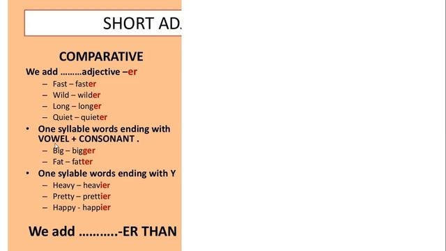 Comparative Adjective Lesson 46 смотреть онлайн
