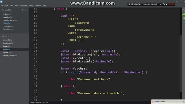 MYSQL PHP HTML Forum tutorial - Part 6 смотреть онлайн