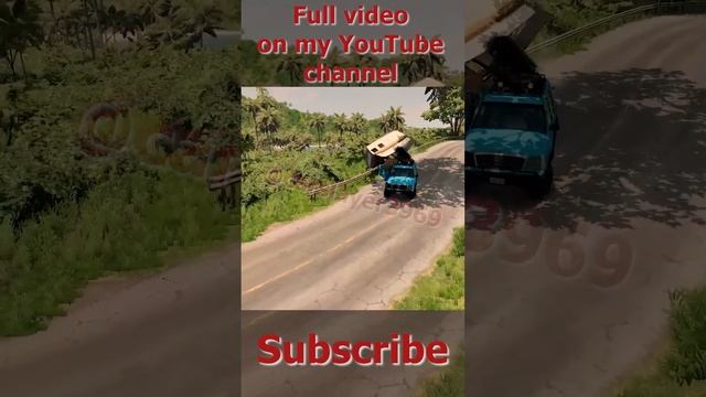 Cars vs Massive Speed Bumps (Welcome to the Jungle) – BeamNG.Drive смотреть онлайн