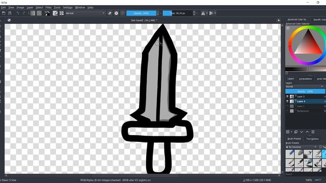 HOW TO PAINT IN KRITA|Unity and Krita. смотреть онлайн