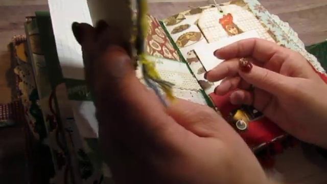 Fabric Covered Christmas Journal: Finished!! смотреть онлайн