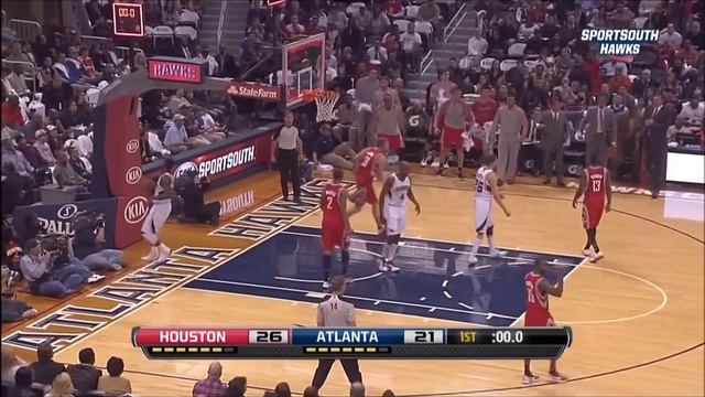 Cole Aldrich immense putback jam on the Hawks смотреть онлайн