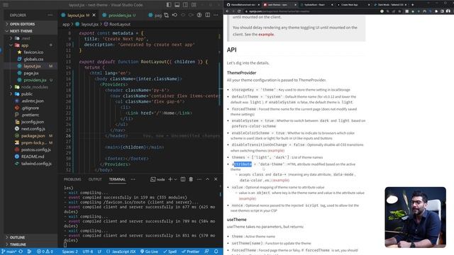 Dark Theme in NextJs 13 – Using React Context in Server Components смотреть онлайн