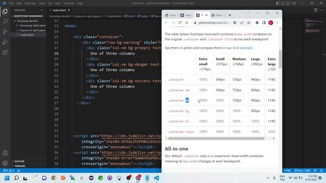 3) Layout ve Grid Yapısı | BOOTSTRAP Dersleri смотреть онлайн