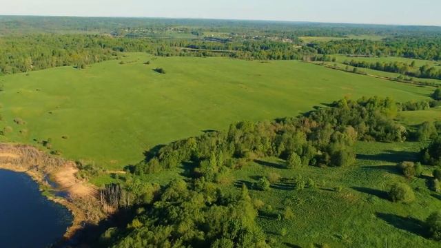 Массив со своим озером Лошково посередине + Огромный берег озера Ужо + Береговая полоса 1600 метров смотреть онлайн