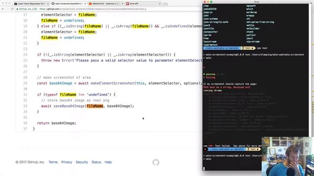 Visual Regression Testing with wdio-screenshot - WebdriverIO Wednesdays смотреть онлайн