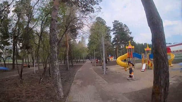 Достопримечательности города. Парк отдыха "Космос"... смотреть онлайн