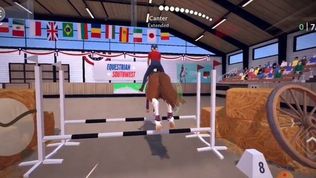 •|Конкурная тренеровка?!ETG!Покупаю новую лошадь?Обзор на конюшню•|