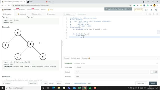 Validate Binary Search Tree Leetcode Python | Love Babbar DSA Cracker Sheet смотреть онлайн