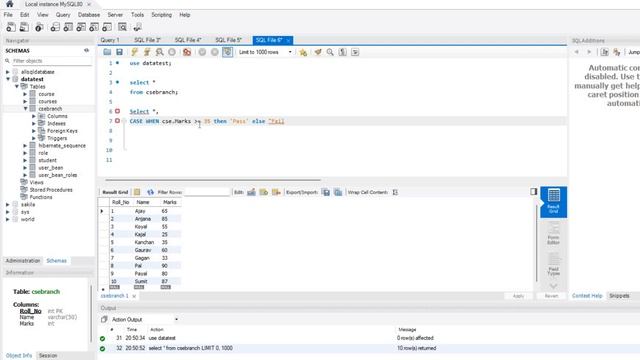 MySQL CASE statement | WHEN THEN ELSE in Mysql | SQL Tutorial #casestatement смотреть онлайн
