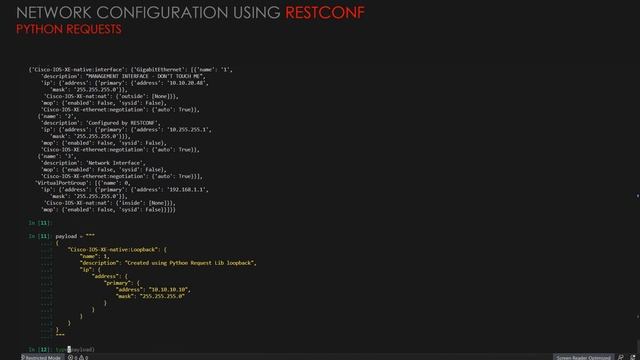 REST API Tutorial : Automating Cisco Device Configuration with Python Requests | POST METHOD смотреть онлайн