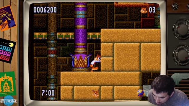 Bubsy 2 (1994) | Sega Genesis смотреть онлайн