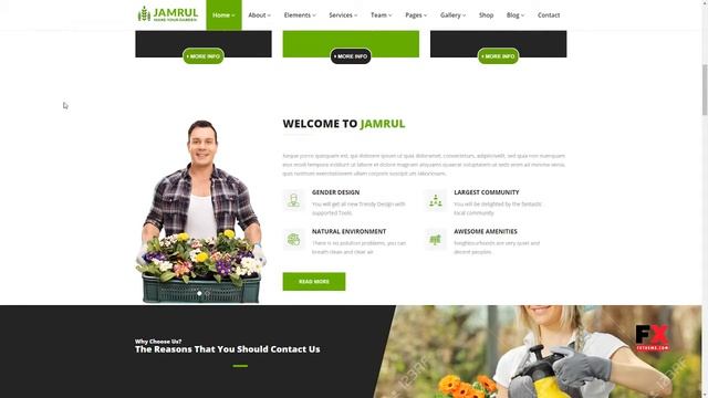 Jamrul - Landscaping WordPress Theme Hank Noboru смотреть онлайн