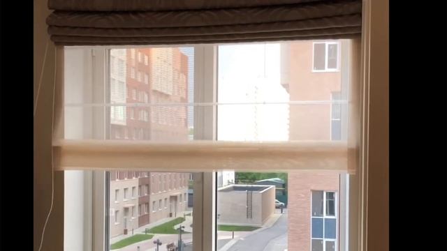 Двойная Римская штора Creaty от Ашторы смотреть онлайн