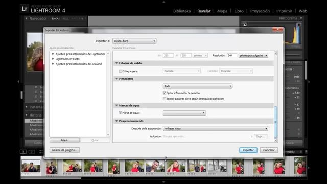 Lightroom 4 - Exportación de fotografías смотреть онлайн
