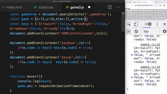 JavaScript DOM Game Frogger Move elements update classes and more 01 смотреть онлайн