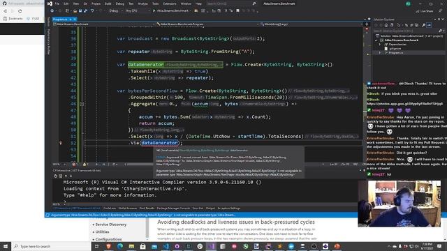Episode 14: Akka.NET Streams and I/O - High Performance Sockets смотреть онлайн