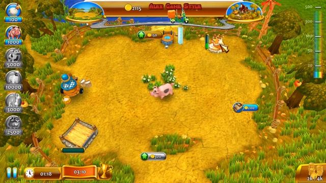 Farm Frenzy 4 Robot Level 5 only GOLD Walkthrough Gameplay Веселая ферма 4 Робот Уровень 5 Золото смотреть онлайн
