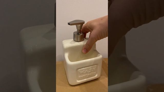 Дозатор для моющегося средства с отделением для губки Zara home смотреть онлайн