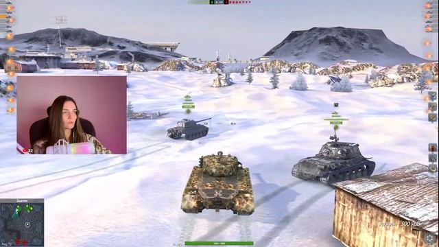 Танки Blitz/Девочка в рандоме (11 стрим в этом году) смотреть онлайн