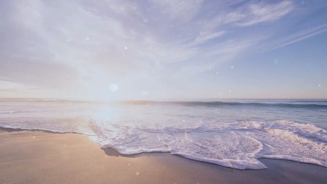 Шум волн, шум моря усыпляют ребенка