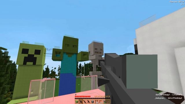 Minecraft Adventure - GOOD MOBS vs BAD MOBS!!! смотреть онлайн