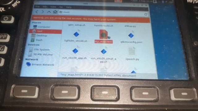 Track location and create a map in Python on X6100 (X6100 radio is shown) смотреть онлайн