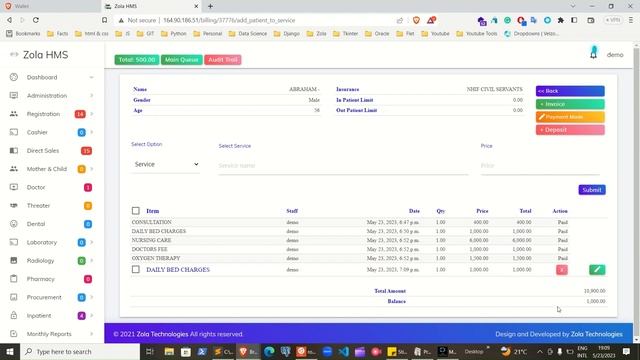 Zola Hospital Management System: Inpatient Module смотреть онлайн