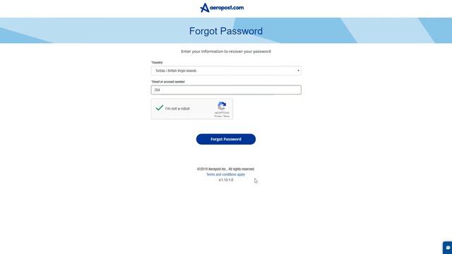 Reset your Password Aeropost EIS смотреть онлайн