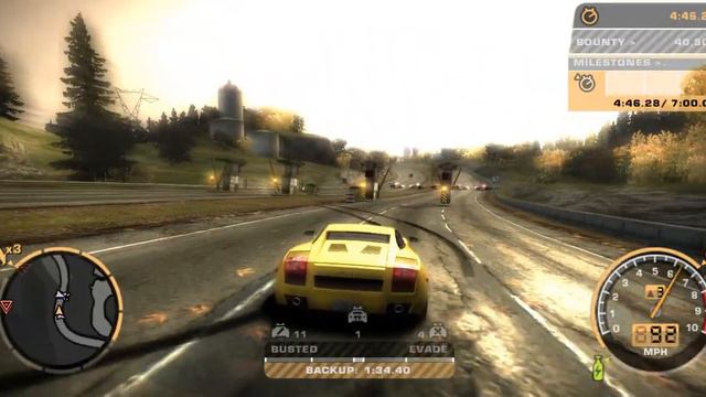 NFS MOST WANTED/ GAME PLAY смотреть онлайн