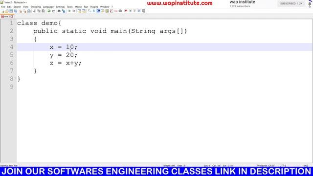 java data types and variables hosted by wap institute powered by sweetus media er saurav смотреть онлайн