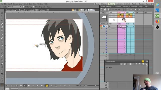 OPENTOONZ How to use the SKELETON tool and Plastic Tool смотреть онлайн