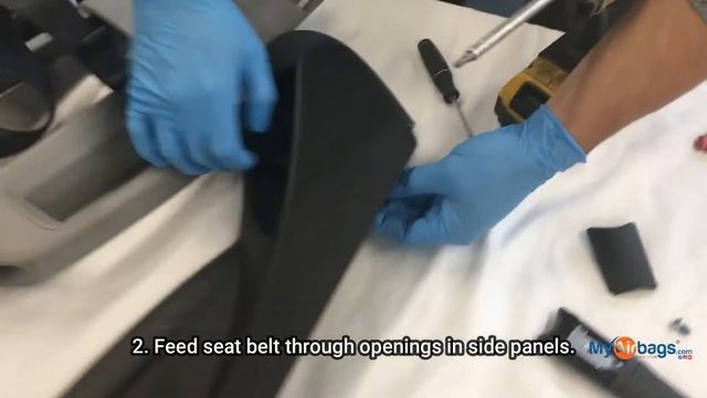 How to Easily Remove Seat Belt Pretensioner From Side Panels | MyAirbags смотреть онлайн