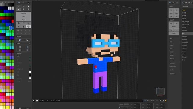 Voxelizing myself (Avatar creation with MagicaVoxel) смотреть онлайн