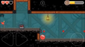 КРАСНЫЙ ШАР против Черного КВАДРАТА #10  Все БОССЫ. Мультик про Red Ball 4