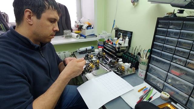 Тест смазочных материалов для главной пары Shimano Twin Power C2000S #AGStudio смотреть онлайн