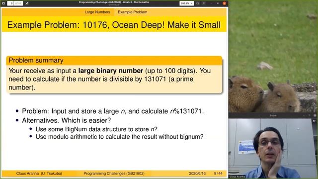 Programming Challenges, Week 8, part 1: Mathematics смотреть онлайн