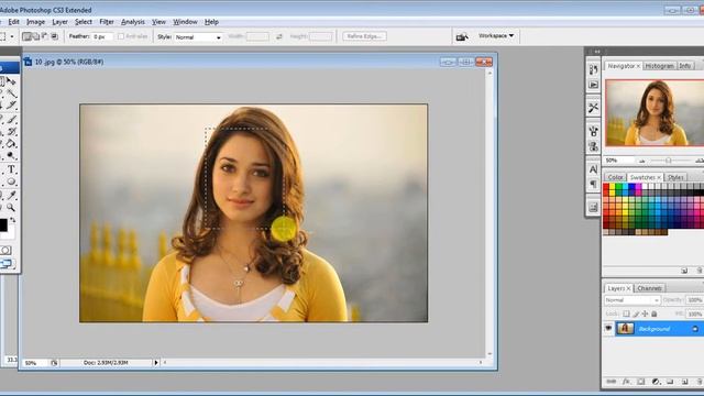 Learn Photoshop #4 ||marquee tool,move tool || Adobe Photoshop Tutorial in Telugu смотреть онлайн