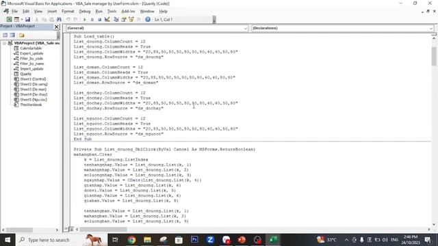 [VBA] Ứng dụng lập trình VBA trong excel để quản lý hàng hóa. смотреть онлайн