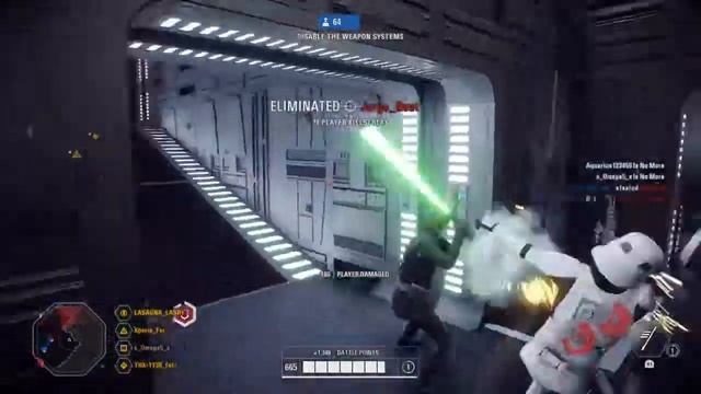 Battlefront 2 - Luke Skywalker 47 Killstreak on the Death Star! смотреть онлайн