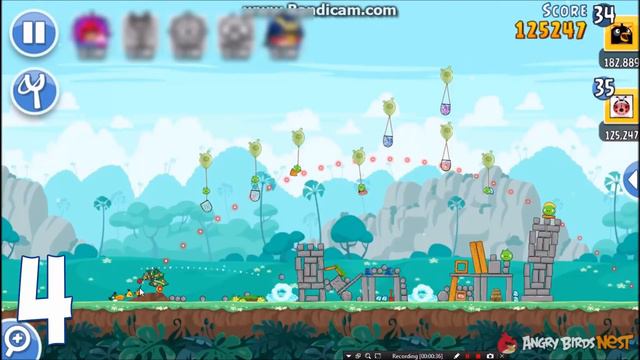 Angry Birds Friends Tournament Week 249-B Levels 1 to 6 Power Up Mobile Compilation Walkthroughs смотреть онлайн