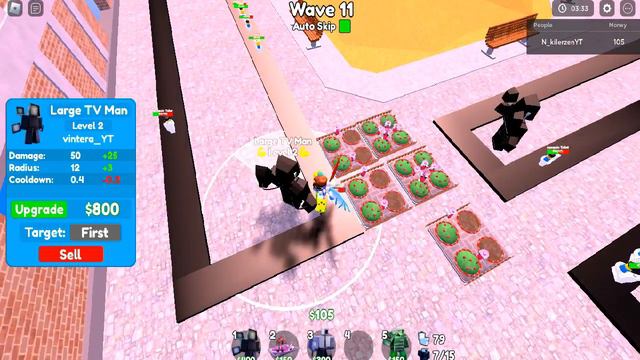 СКОЛЬКО СЛОЖНОСТЕЙ ПРОЙДЕТ LARGE TV MAN В [💞 EP 70 PART 3] Toilet Tower Defense смотреть онлайн