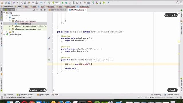 AsyncTask in Android Practicle | Android Tutorial for beginners смотреть онлайн