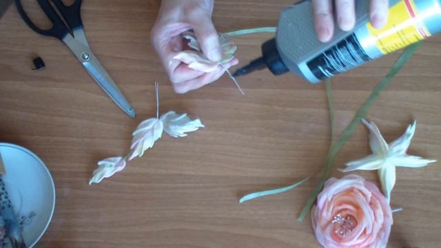 Роза Alise из шелка своими руками. Часть 2 смотреть онлайн