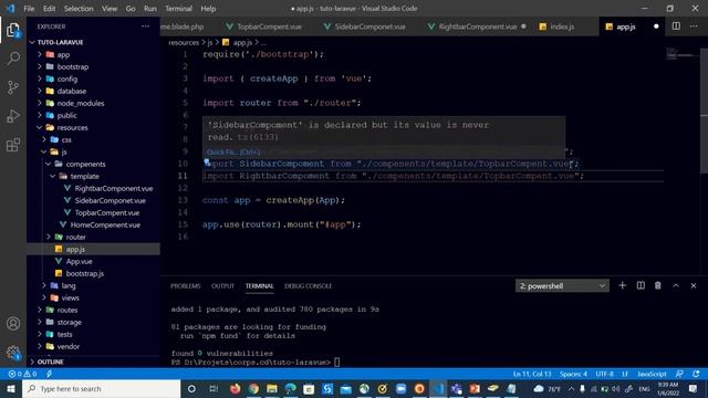 4 Laravel 8 et Vuejs 3 Admin template смотреть онлайн