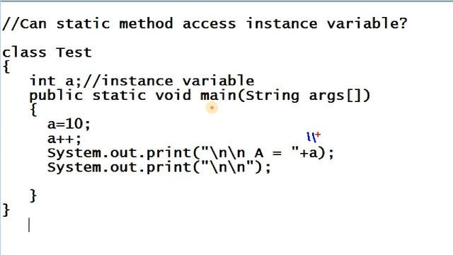 JAVA INTERVIEW QUESTION BASED ON STATIC METHOD (HINDI) смотреть онлайн