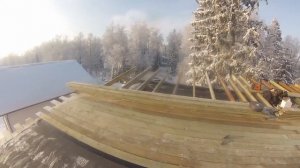Односкатная крыша своими руками. Уклон 9 градусов.